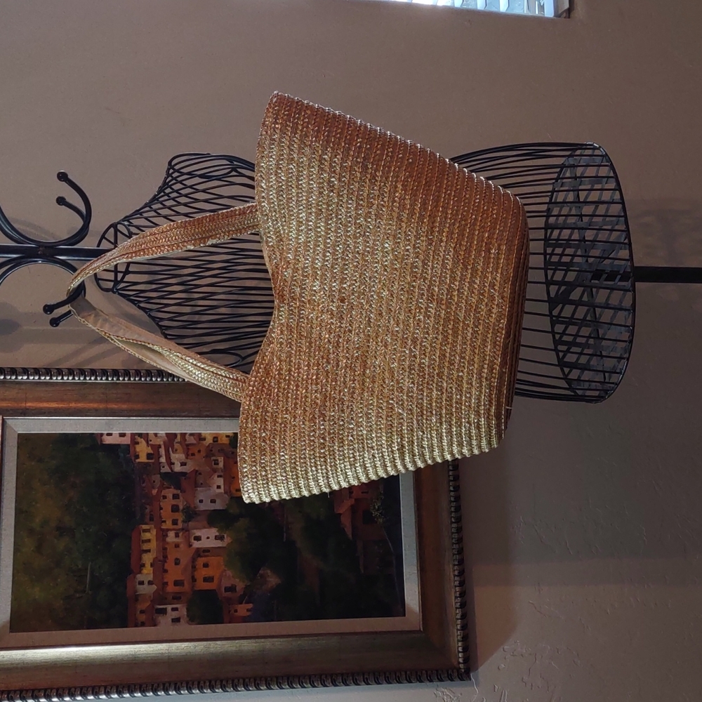Large Straw Tote Bag